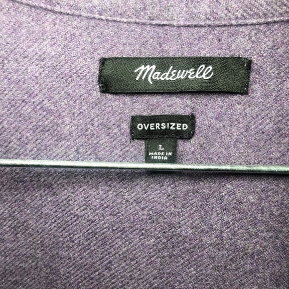 Madewell Brushed Oversized Shirt-Jacket size L - Picture 9 of 11